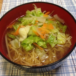 野菜たっぷりラーメン♪